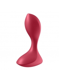 Красный вибромассажёр простаты Satisfyer Backdoor Lover - 14 см. - Satisfyer - в Пензе купить с доставкой