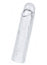 Прозрачная насадка-удлинитель Flawless Clear Penis Sleeve Add 1 - 15,5 см. - Lovetoy - в Пензе купить с доставкой