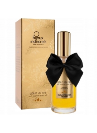 Массажное масло Light My Fire с ароматом карамели - 100 мл. - Bijoux Indiscrets - купить с доставкой в Пензе