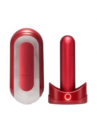 Красный мастурбатор Flip Zero Red   Warmer с подогревом - Tenga - в Пензе купить с доставкой