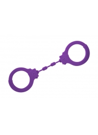 Фиолетовые силиконовые поножи Limitation - Lola Games - купить с доставкой в Пензе