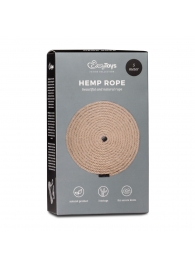 Пеньковая веревка для связывания Hemp Rope - 5 м. - Easy toys - купить с доставкой в Пензе