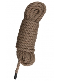 Пеньковая веревка для связывания Hemp Rope - 5 м. - Easy toys - купить с доставкой в Пензе