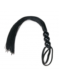 Черная силиконовая плеть Silicone Whip - 32 см. - Easy toys - купить с доставкой в Пензе