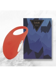 Красное кольцо с вибрацией Thor Cockring - FeelzToys - в Пензе купить с доставкой