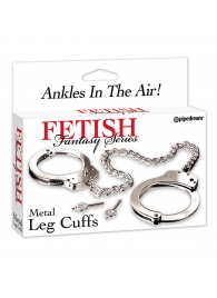 Металлические наручники Metal Leg Cuffs - Pipedream - купить с доставкой в Пензе