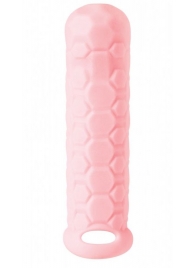 Розовый фаллоудлинитель Homme Long - 15,5 см. - Lola Games - в Пензе купить с доставкой