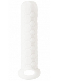 Белый фаллоудлинитель Homme Long - 13,5 см. - Lola Games - в Пензе купить с доставкой