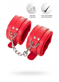 Красные оковы Anonymo из искусственной кожи - ToyFa - купить с доставкой в Пензе