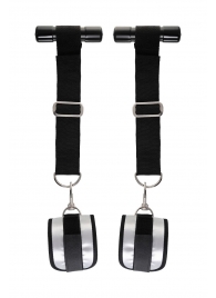 Черно-серебристые фиксаторы для рук на дверь Anonymo - ToyFa - купить с доставкой в Пензе