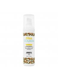 Разогревающее массажное масло с ароматом пина колада Gourmet Pina Colada - 50 мл. - Exsens - купить с доставкой в Пензе