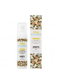 Разогревающее массажное масло с ароматом пина колада Gourmet Pina Colada - 50 мл. - Exsens - купить с доставкой в Пензе