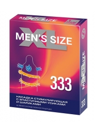Стимулирующая насадка на пенис MEN SIZE 333 - Sitabella - в Пензе купить с доставкой