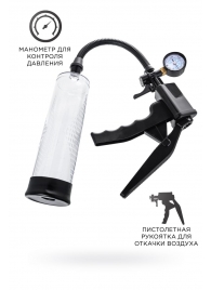 Прозрачная механическая помпа для пениса Viggo - Sexus - в Пензе купить с доставкой