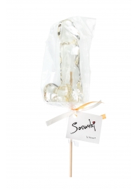 Прозрачный леденец в форме пениса со вкусом пина колада - Sosuчki - купить с доставкой в Пензе