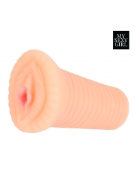 Реалистичный мастурбатор-вагина телесного цвета с вибрацией - Bior toys - в Пензе купить с доставкой