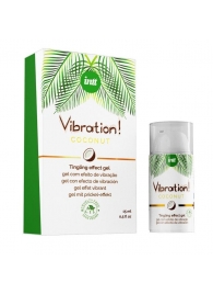 Возбуждающий гель с ароматом кокоса Vibration Coconut - 15 мл. - INTT - купить с доставкой в Пензе