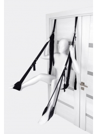 Черные секс-качели на дверь Anonymo №0505 - ToyFa - купить с доставкой в Пензе