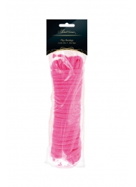 Розовая веревка для связывания Sweet Caress Rope - 10 метров - Sweet Caress - купить с доставкой в Пензе