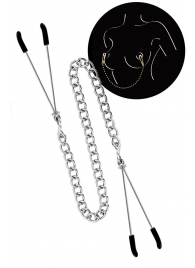 Регулируемые зажимы для сосков Sweet Caress Nipple Chain - Sweet Caress - купить с доставкой в Пензе