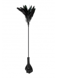 Двусторонний стек-щекоталка Sweet Caress Feather Whip - 58 см. - Sweet Caress - купить с доставкой в Пензе