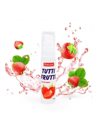 Гель-смазка Tutti-frutti с земляничным вкусом - 30 гр. - Биоритм - купить с доставкой в Пензе