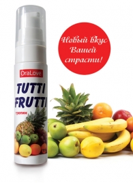Гель-смазка Tutti-frutti со вкусом тропических фруктов - 30 гр. - Биоритм - купить с доставкой в Пензе
