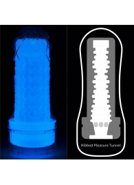 Светящийся в темноте мастурбатор Lumino Play Masturbator Ribbed - Lovetoy - в Пензе купить с доставкой