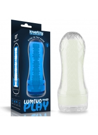 Светящийся в темноте мастурбатор Lumino Play Masturbator Ribbed - Lovetoy - в Пензе купить с доставкой