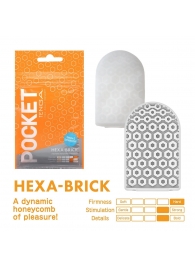 Карманный мастурбатор HEXA-BRICK - Tenga - в Пензе купить с доставкой
