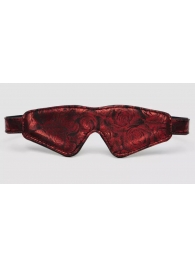 Двусторонняя красно-черная маска на глаза Reversible Faux Leather Blindfold - Fifty Shades of Grey - купить с доставкой в Пензе