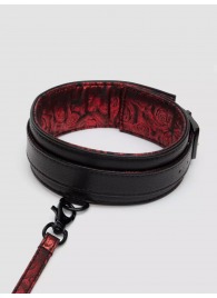 Стильный ошейник с поводком Reversible Faux Leather Collar and Lead - Fifty Shades of Grey - купить с доставкой в Пензе