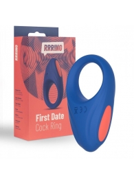 Синее эрекционное кольцо RRRING First Date Cock Ring - FeelzToys - в Пензе купить с доставкой
