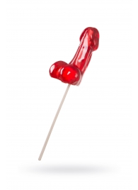 Красный леденец в форме фаллоса со вкусом виски - Sosuчki - купить с доставкой в Пензе
