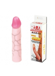 Удлиняющая насадка на пенис Deep Love - 21,5 см. - Baile - в Пензе купить с доставкой