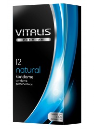 Классические презервативы VITALIS PREMIUM natural - 12 шт. - Vitalis - купить с доставкой в Пензе
