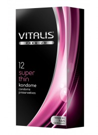 Ультратонкие презервативы VITALIS PREMIUM super thin - 12 шт. - Vitalis - купить с доставкой в Пензе