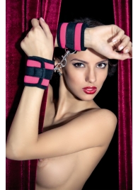 Наручники из неопрена розового цвета - ToyFa - купить с доставкой в Пензе