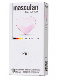Супертонкие презервативы Masculan Pur - 10 шт. - Masculan - купить с доставкой в Пензе