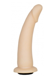 Телесная гладкая насадка-фаллоимитатор Harness - 17 см. - LOVETOY (А-Полимер) - купить с доставкой в Пензе