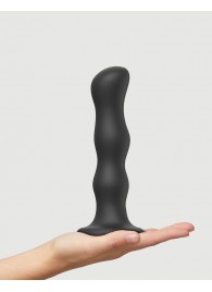 Черная насадка Strap-On-Me Dildo Geisha Balls size XL - Strap-on-me - купить с доставкой в Пензе