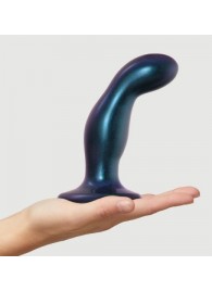 Темно-синяя насадка Strap-On-Me Dildo Plug Snaky size M - Strap-on-me - купить с доставкой в Пензе