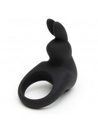 Черное эрекционное виброкольцо Happy Rabbit Rechargeable Rabbit Cock Ring - Happy Rabbit - в Пензе купить с доставкой