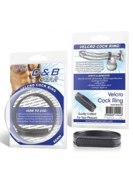 Кольцо на пенис из искусственной кожи на липучке VELCRO COCK RING - 5 см. - BlueLine - в Пензе купить с доставкой