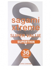 Ультратонкие презервативы Sagami Xtreme Superthin - 36 шт. - Sagami - купить с доставкой в Пензе