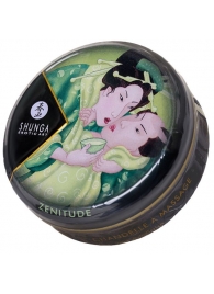 Массажная свеча Exotic Green Tea с ароматом зелёного чая - 30 мл. - Shunga - купить с доставкой в Пензе