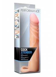 Телесная насадка на пенис Cock Xtender - 17,7 см. - Blush Novelties - в Пензе купить с доставкой