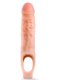 Телесная насадка на пенис 9 Inch Cock Sheath Extender - 22,2 см. - Blush Novelties - в Пензе купить с доставкой
