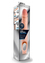 Телесная насадка на пенис 10 Inch Cock Sheath Extender - 25 см. - Blush Novelties - в Пензе купить с доставкой