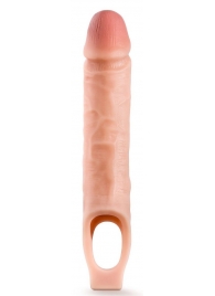 Телесная насадка на пенис 10 Inch Cock Sheath Extender - 25 см. - Blush Novelties - в Пензе купить с доставкой